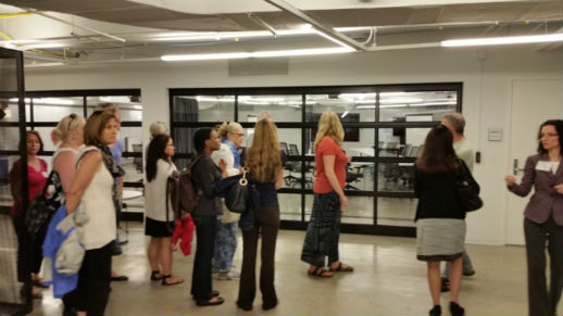 WCAS Staff tour of The Garage space, 062415