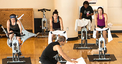 People in a gym