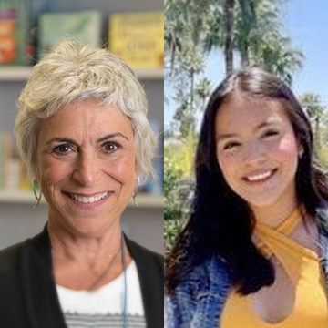 Sandy Waxman and Jackie Cantu