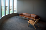 Nooks for study and conversation:  Like the rest of the global hub, the economics department features a variety of spaces for impromptu discussions, self-reflection and solitary study. 