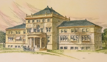 portrait of Lunt Hall